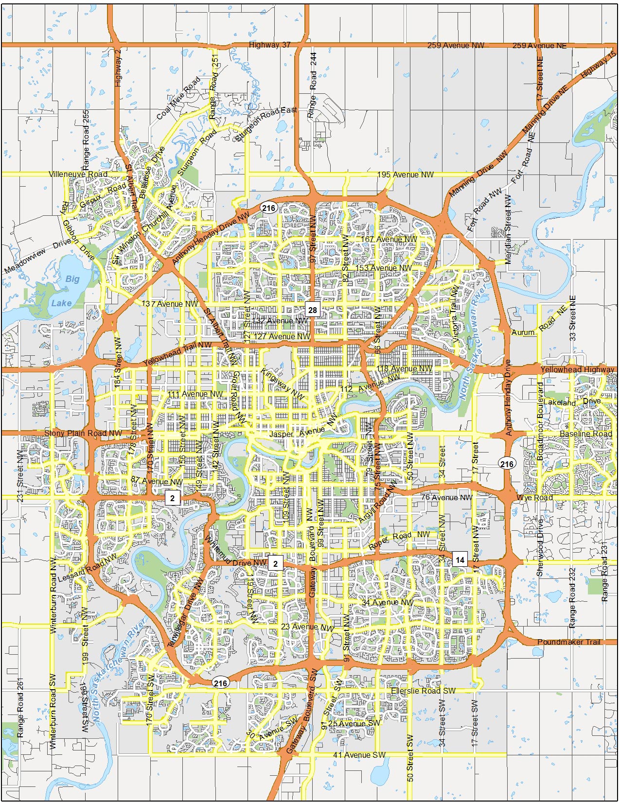 Marsimage Ru Edmonton Road Map 