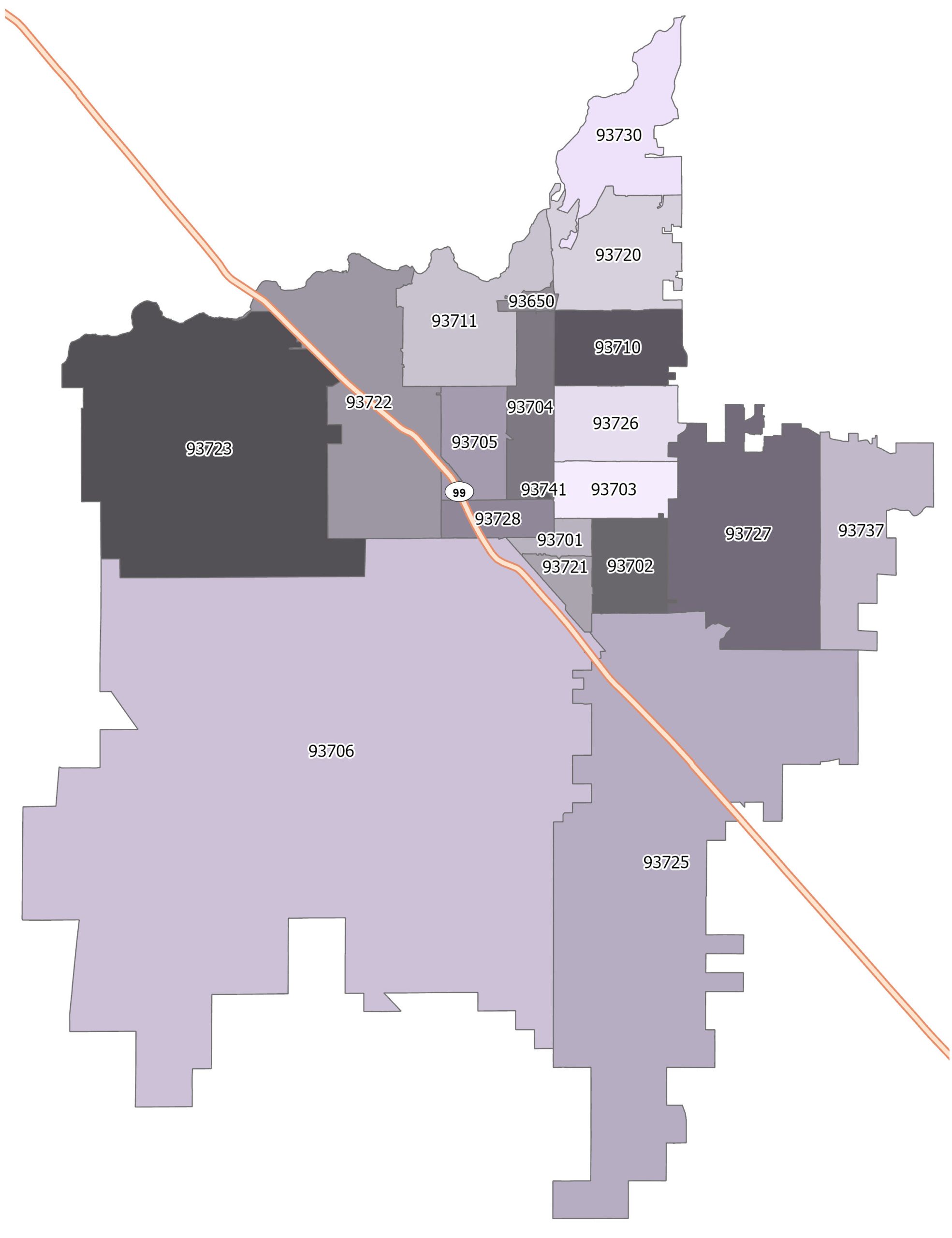 California Zip Codes Numbers Fresno Zip Code Map Scaled 