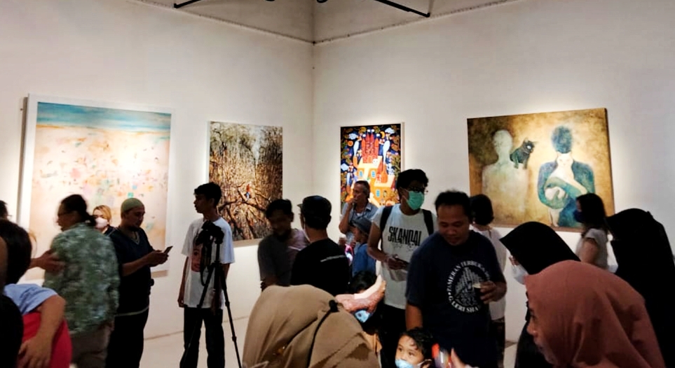 Pelukis Gelar Pameran di Limanjawi Art Borobudur
