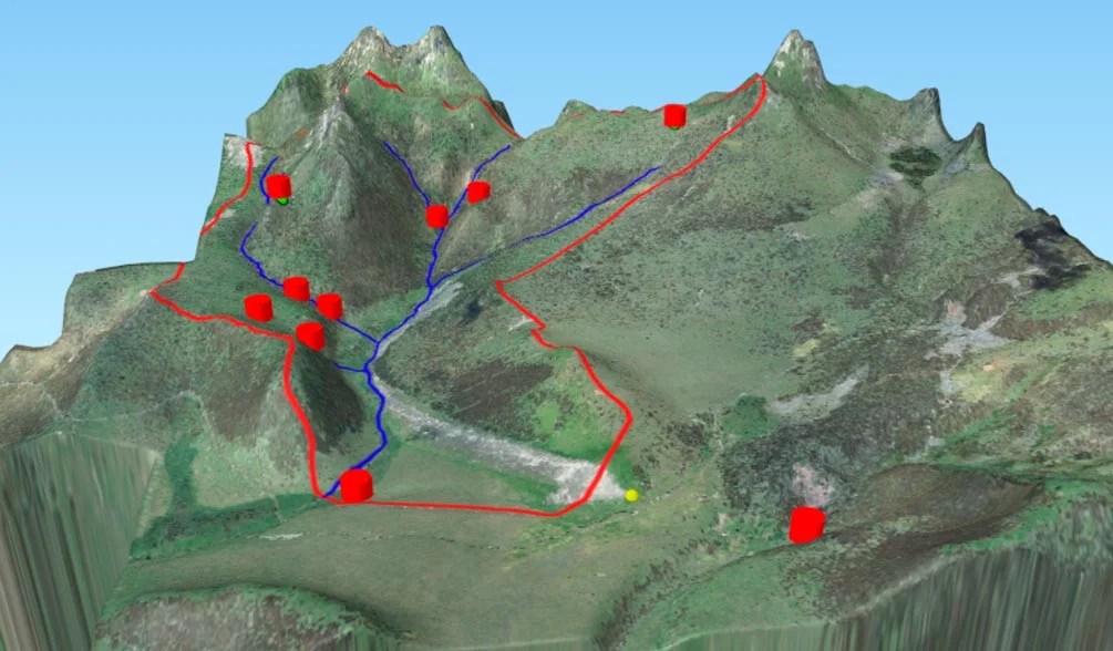 3D view with exaggerated orthophoto in QGIS