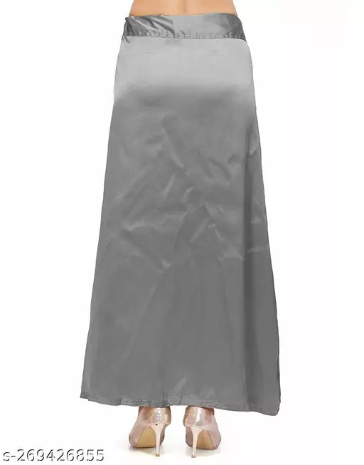 Grey Drawstring Saree Petticoat Pack of 1 - 2023 Grey Drawstring Saree Petticoat Pack of 1 - 2023
