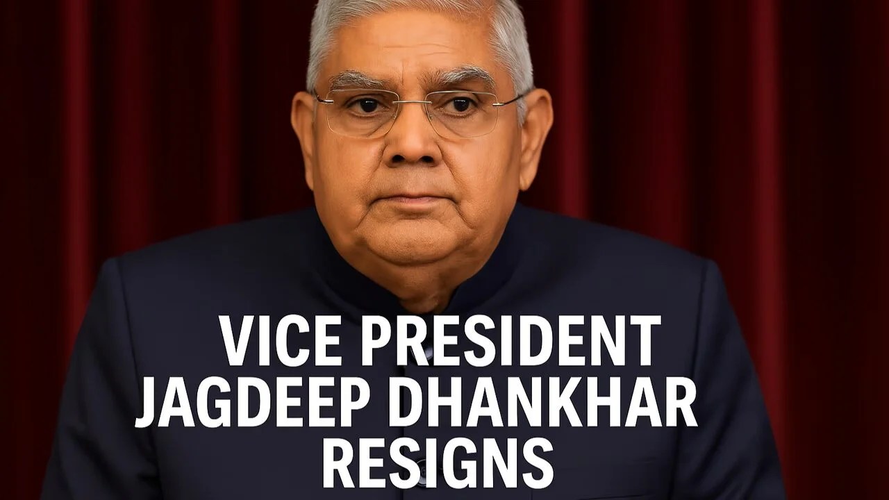 Why Would Vice President Jagdeep Dhankhar Resign?
