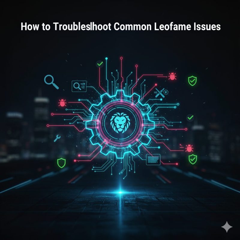 How to Troubleshoot Common Leofame Issues 3 How to Troubleshoot Common Leofame Issues