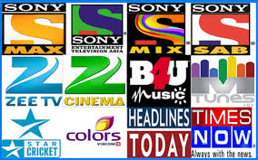 How many TV channels are there live in India?