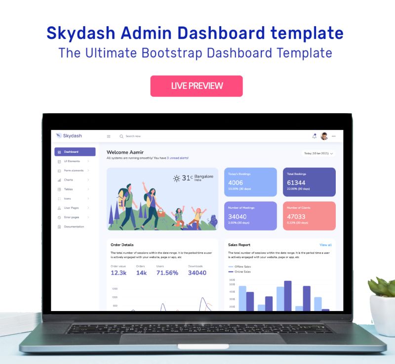 Github Bootstrapdash Skydash Free Bootstrap Admin Template Free - Sunset Image Collection - Retina Quality