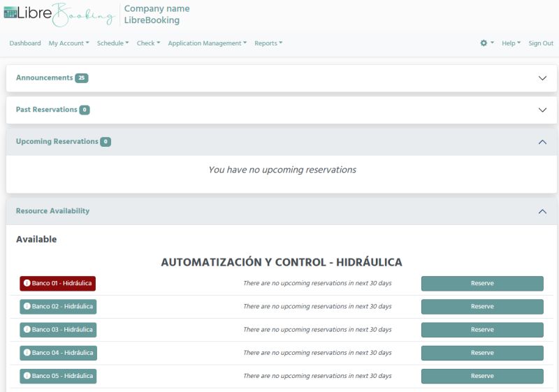 Github Librebooking App Librebooking Is An Open Source Resource - Professional Minimal Design - Mobile