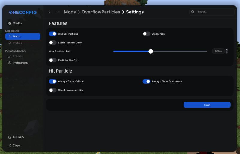 Overflowparticles Minecraft Mod - Premium Geometric Texture Gallery - High Resolution
