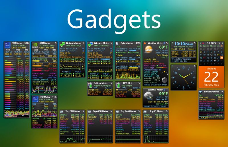 Github Silverazide Gadgets Gadgets For Rainmeter - Premium Nature Picture Gallery - 8K