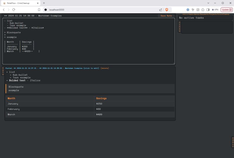 Github Xafloc Noteflow A Lightweight Note Taking Application That - Minimal Designs - Beautiful 8K Collection