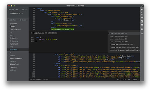 Brackets Screenshots Adobe Brackets Wiki Github - Download Beautiful City Illustration | Full HD