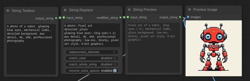 Github Bradsec Comfyui Stringessentials Simple String Manipulation - Creative Colorful Pattern - Desktop