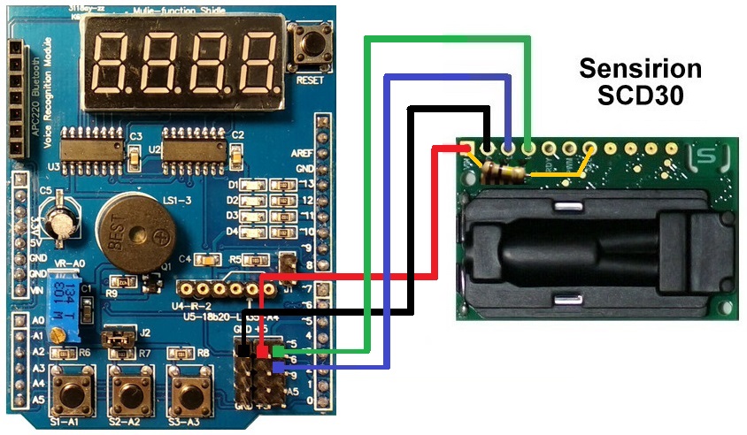 SCD30 connection