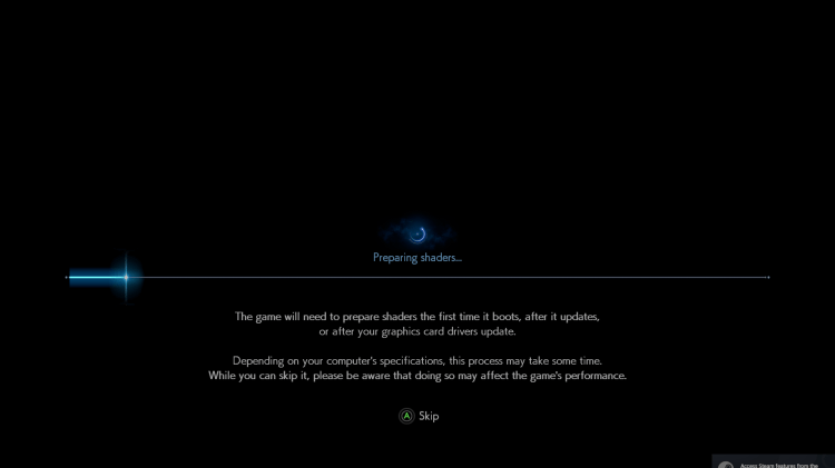 Compilación de shaders de Final Fantasy VII Rebirth