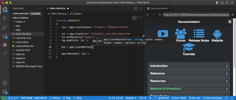 Droidscript Docs Visual Studio Marketplace - Best City Photos in High Resolution
