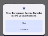 Github Landomen Foregroundservicesamples Simple Sample App