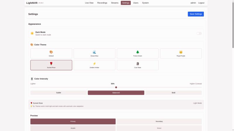Github Opensensor Lightnvr Lightweight Linux Based Nvr System - Landscape Illustrations - Creative Retina Collection