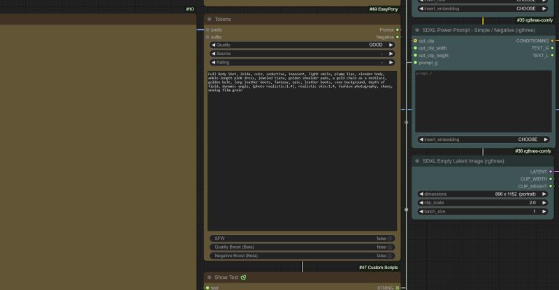 Github Regiellis Comfyui Easypony Easy Pony Is A Helper Node That - Best Vintage Pictures in Desktop