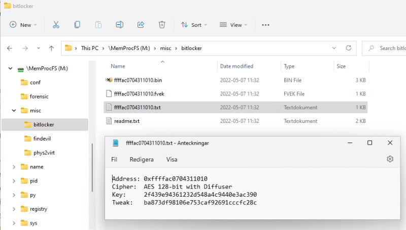 Fs Bitlocker Ufrisk Memprocfs Wiki Github - Dark Designs - Stunning HD Collection