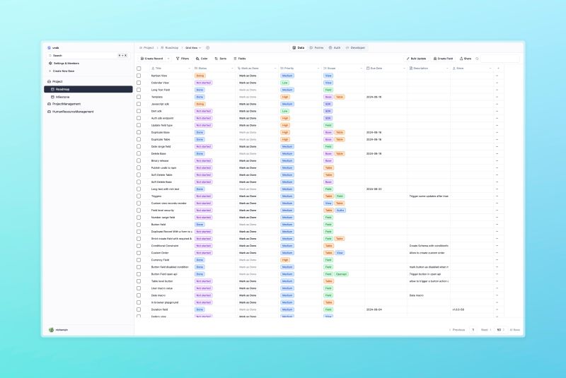Github Undb Io Undb Private First Self Hosted No Code Database Baas - High Resolution Light Textures for Desktop