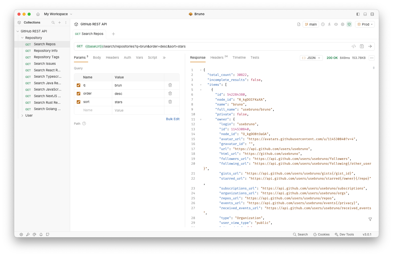 Github Usebruno Bruno Opensource Ide For Exploring And Testing Api S