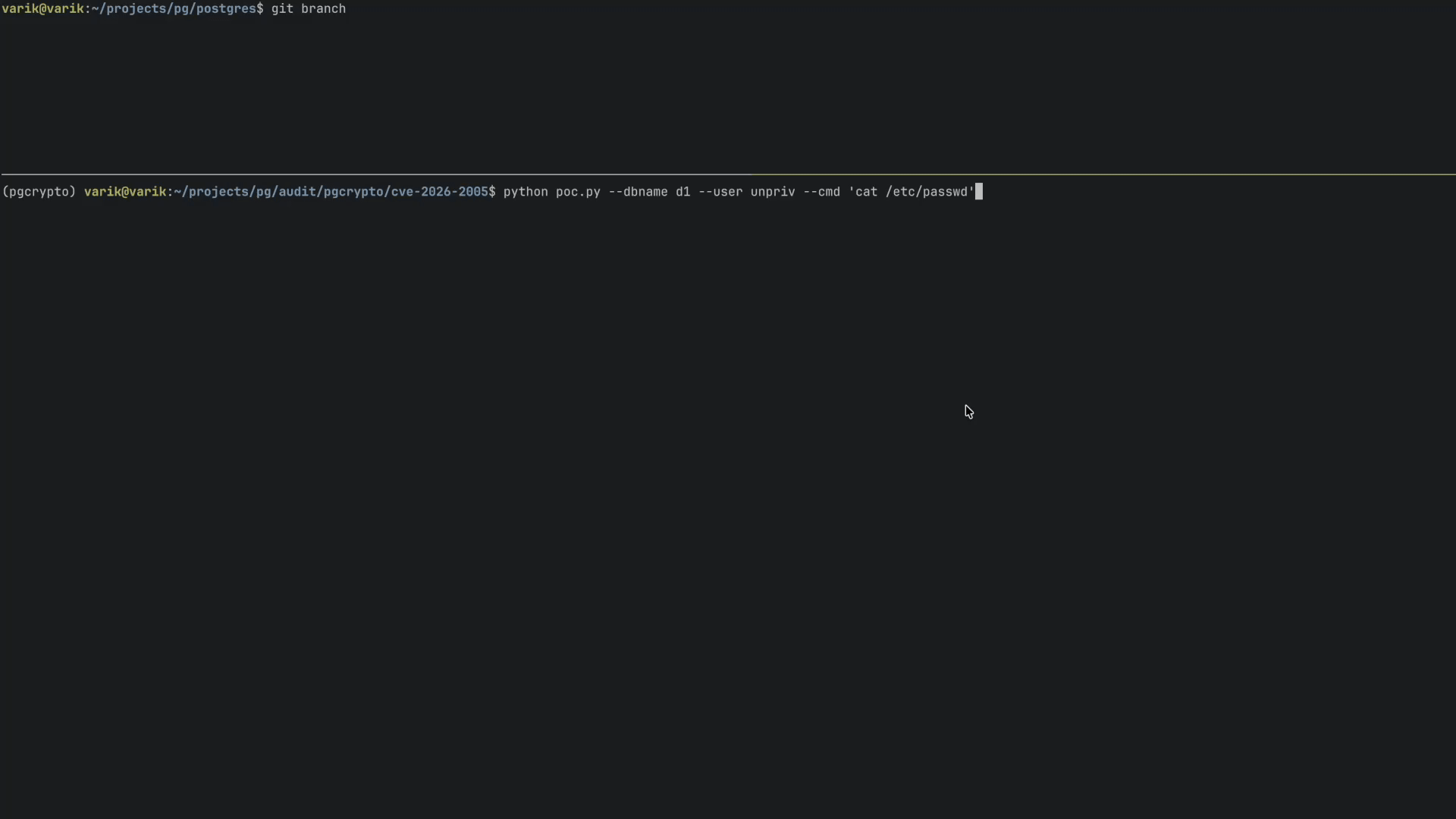 PoC Exploit Released for 20-Year Old PostgreSQL RCE Vulnerability PoC Exploit Released for 20-Year Old PostgreSQL RCE Vulnerability