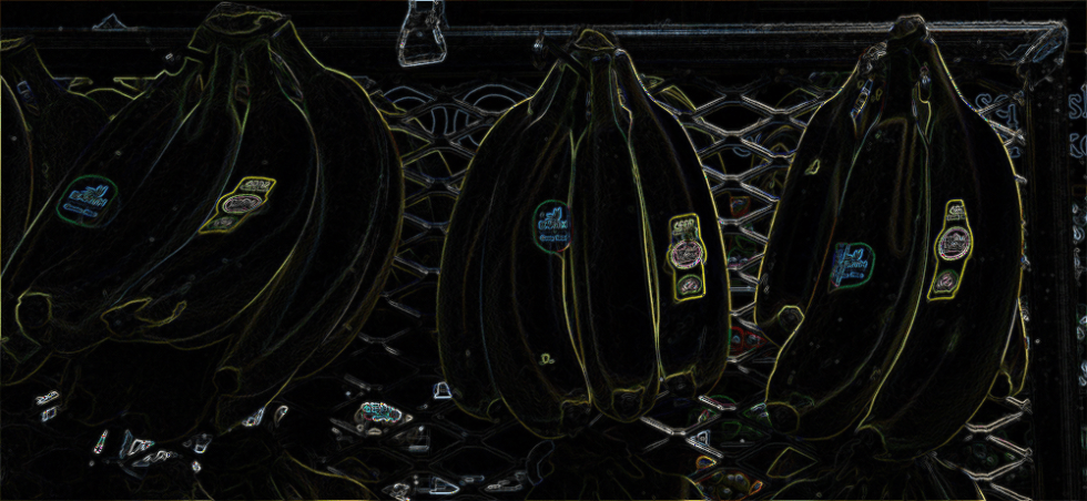 Bananas edge detected