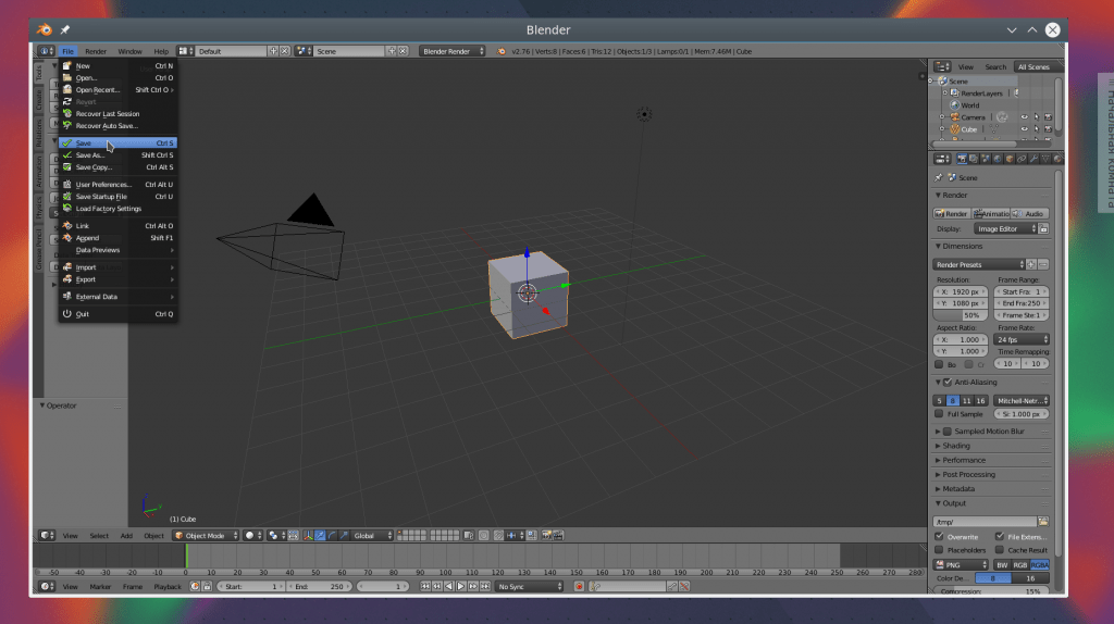 как рисовать в блендере 3д