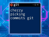 Cherry Picking Commits In Git A Quick Guide