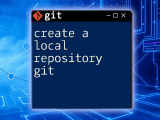 Create A Local Repository In Git With Ease