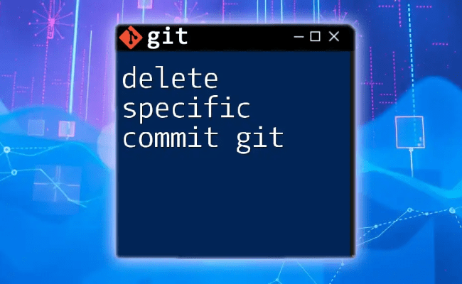 Git Rebase To Specific Commit: A Simple Guide