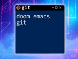 Mastering Doom Emacs Git Commands Made Easy