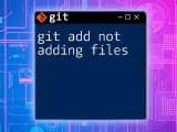 Git Add Vs Git Add Understanding The Differences