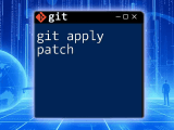 Mastering Git Apply Patch A Quick Guide
