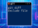 Understanding Git Diff Cached A Quick Guide