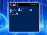 Understanding Git Diff Tree A Quick Guide