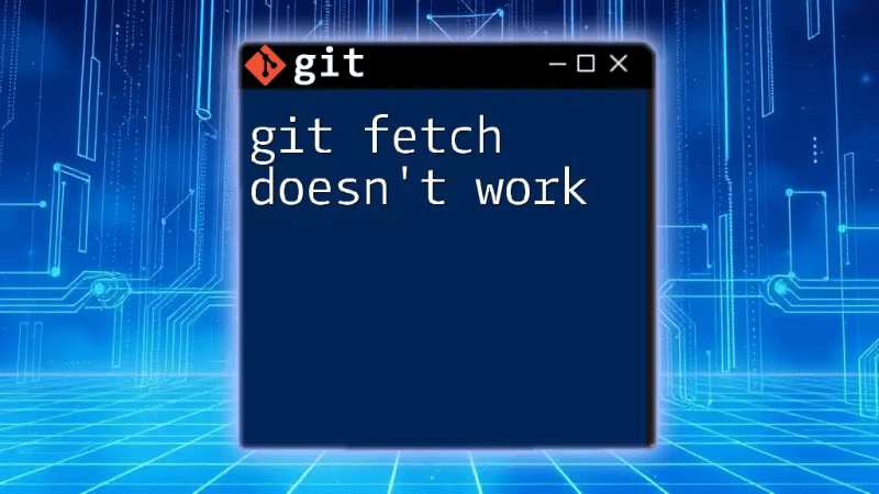 Git Fetch Merge - Professional Gradient Picture - HD
