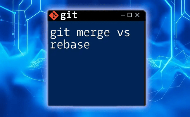 Git Merge Vs Rebase: Choose Your Path To Code Harmony