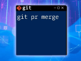 Mastering Git Pr Merge A Quick Guide To Success