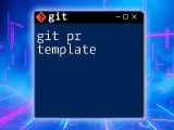 Git Commit Template Crafting Your Perfect Message