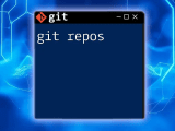 Mastering Git Repos Command Made Easy