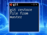 Git Stash One File A Quick Guide To Temporary Storage