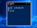 Mastering Git Revert Pull A Quick Guide To Undoing Changes