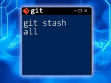 Git And Stash Tutorial Mastering Stashing In Minutes