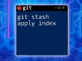 Mastering Git Stash Apply Conflict A Quick Guide