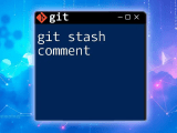 Git Stash Needs Merge A Quick Guide To Resolution