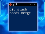Git Stash Peek A Quick Guide To Viewing Your Stashed Changes