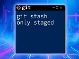 Mastering Git Stash Apply Conflict A Quick Guide