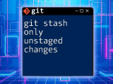 Mastering Git Stash Apply Conflict A Quick Guide