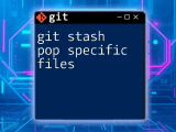 Resolving Git Stash Pop Merge Conflict With Ease