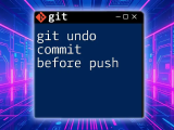 Git Undo Local Commit Your Quick Guide To Reversal